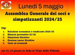 assemblea generale 2025